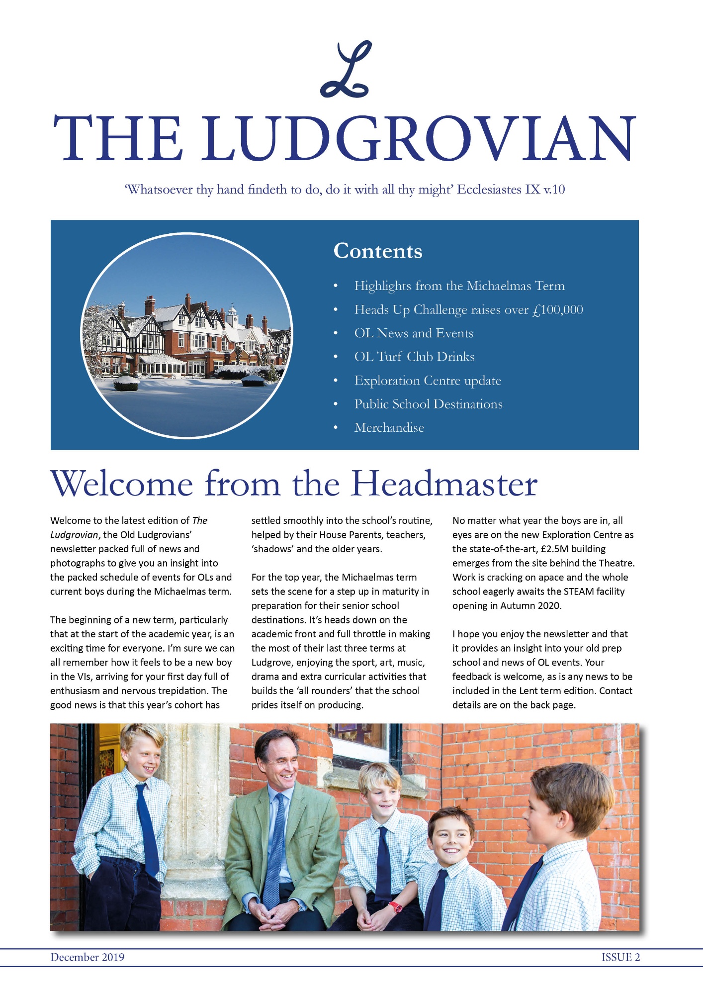 Issue 2 - The Ludgrovian Issue 2 - The Ludgrovian